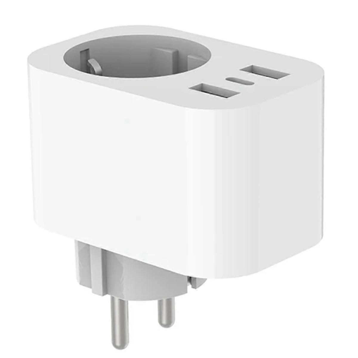 16A Tuya Smart Plug Socket with PD Fast USB Ports Power Monitor Timing and Countdown Smart Home Via Home EU PLUG