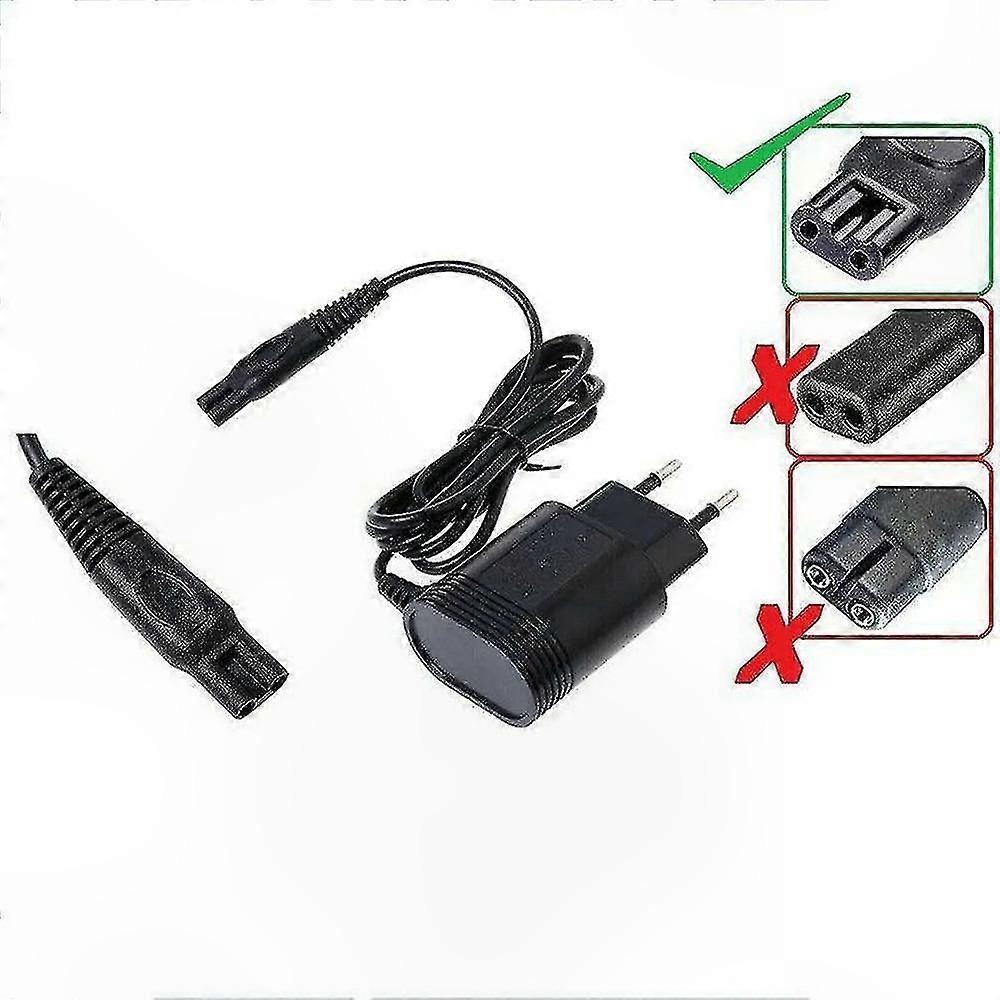 15V Shaver Charger with EU Plug for -Compatible Models