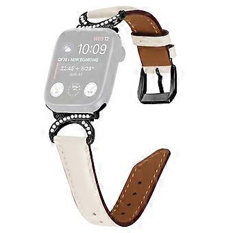 Genuine Cowhide Leather Band for Apple Watch Series 10 42mm/9 8 7 41mm/SE (2023) SE (2022) SE 6 5 4 