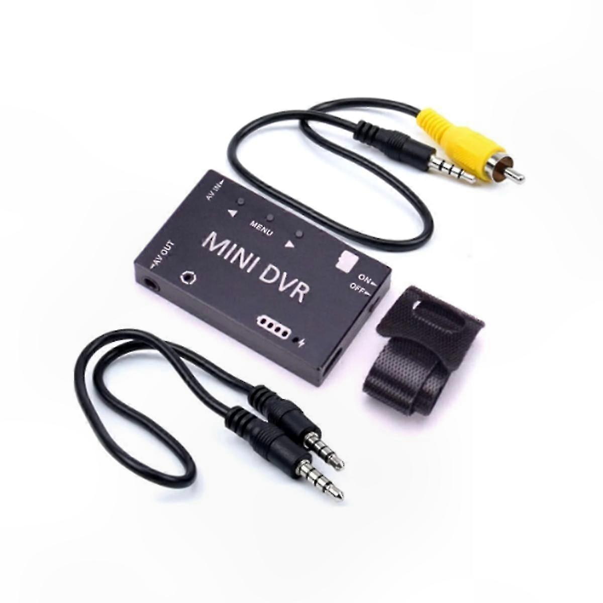 Mini FPV DVR Recorder with NTSC/PAL Switching and Built-in Battery for RC Models Video o Capture