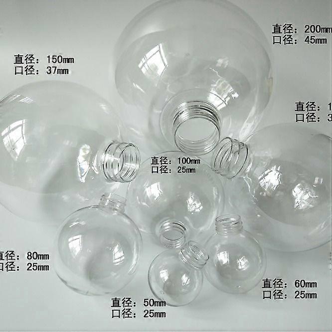 20PCS Clear Globe Lamp Shade - Clear Threaded Dome Lampshade Light Bulb Guard Cover Replacement for Ceiling Pendant Lighting Chandeliers Sconce 50mm