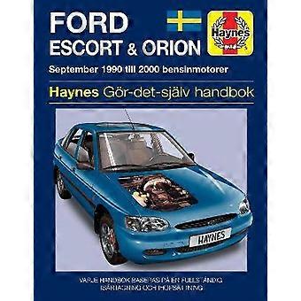 Ford Escort and Orion (1990 - 2000) Haynes Repair Manual (svenske utgava)
