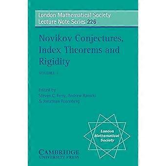 Novikovin konjektuurien indeksilauseet ja jäykkyys, osa 1, Oberwolfach, 1993 - Cambridge University Press - Pehmeäkantinen - en Book