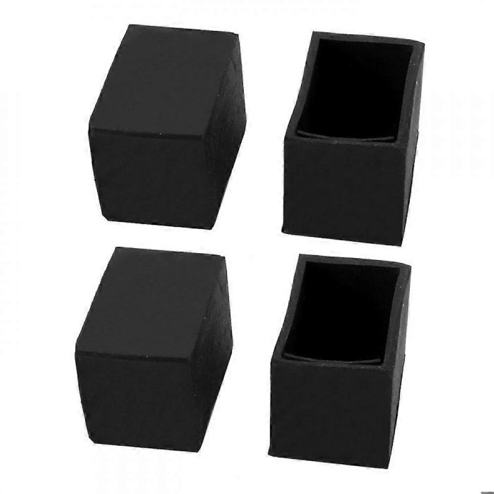 Rubber protectors for furniture legs, 20 x 30 mm, floor protection for chair and table feet, 4 pieces