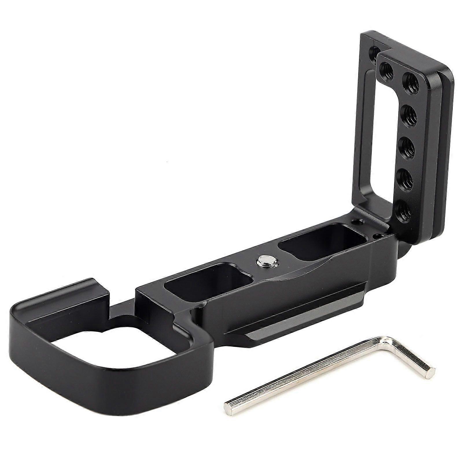 Aluminum Quick Release Plate Vertical Shooting L Bracket for Sony A6400 Mirrorless Camera