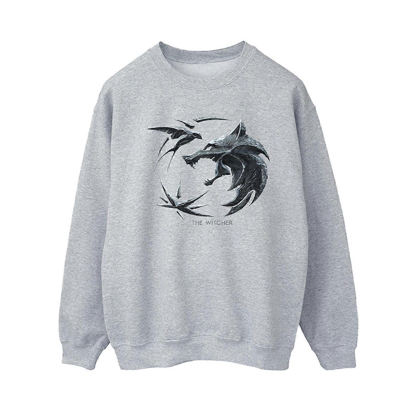 Netflix Dame/Doamne Hanorac The Witcher Wolf Logo