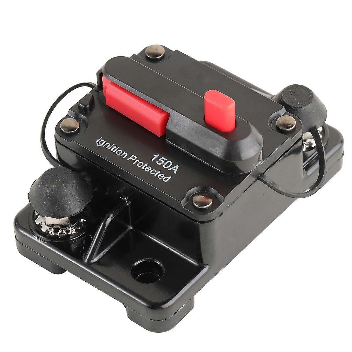 150a Black Manual Reset Breaker Designed for Control in High Current Circuits 1Pcs