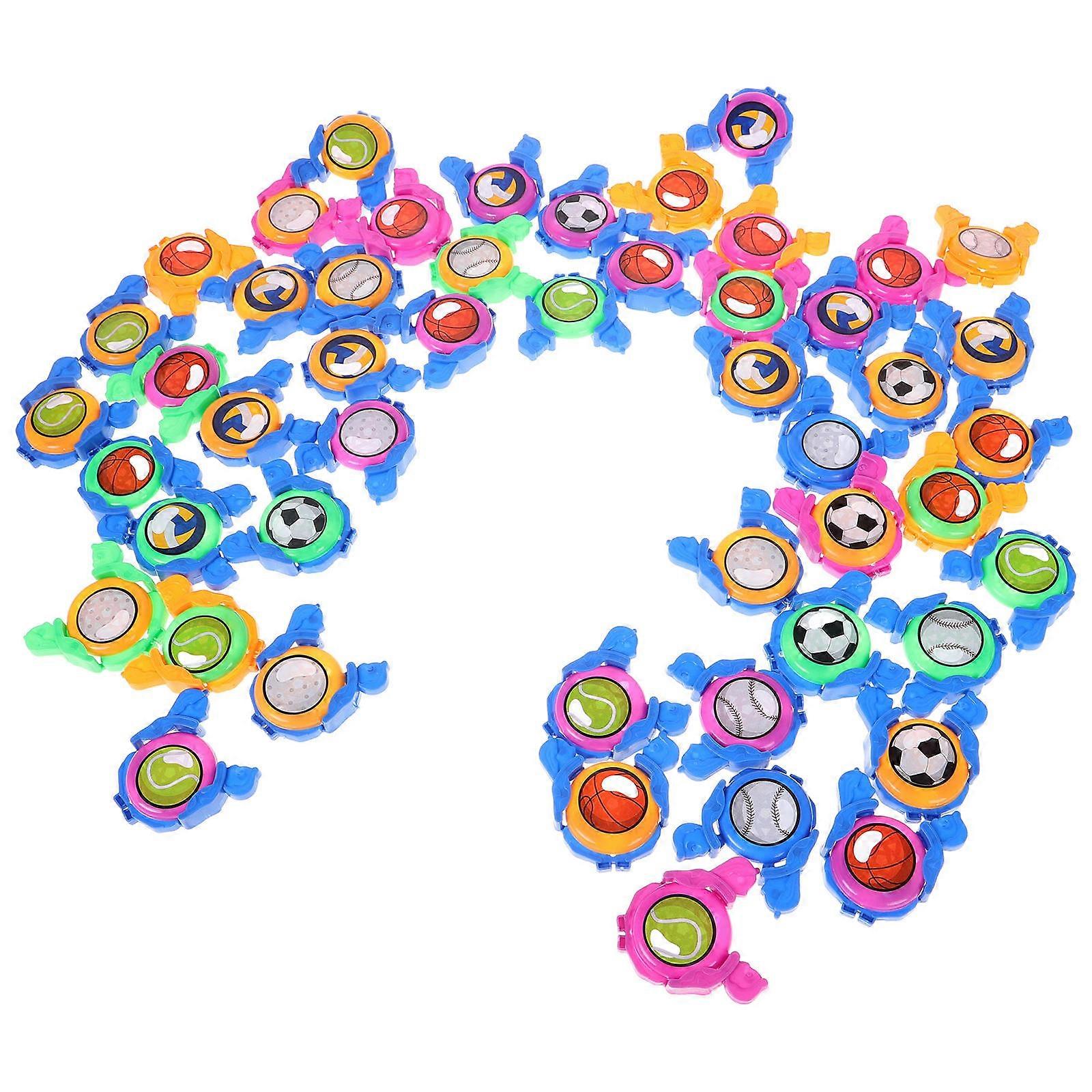 Tossing Disc Toys Mini Flying Discs Party Favor Plastic Rotating Flying Discs 50Set