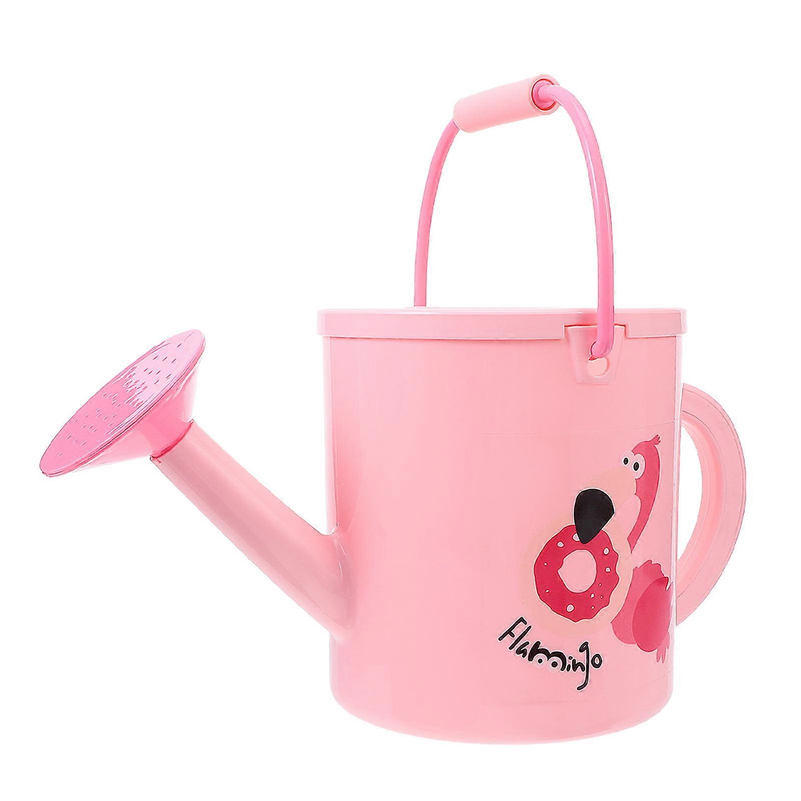 Flamingo Watering Can Plastic Material for Plants 2Pcs Set
