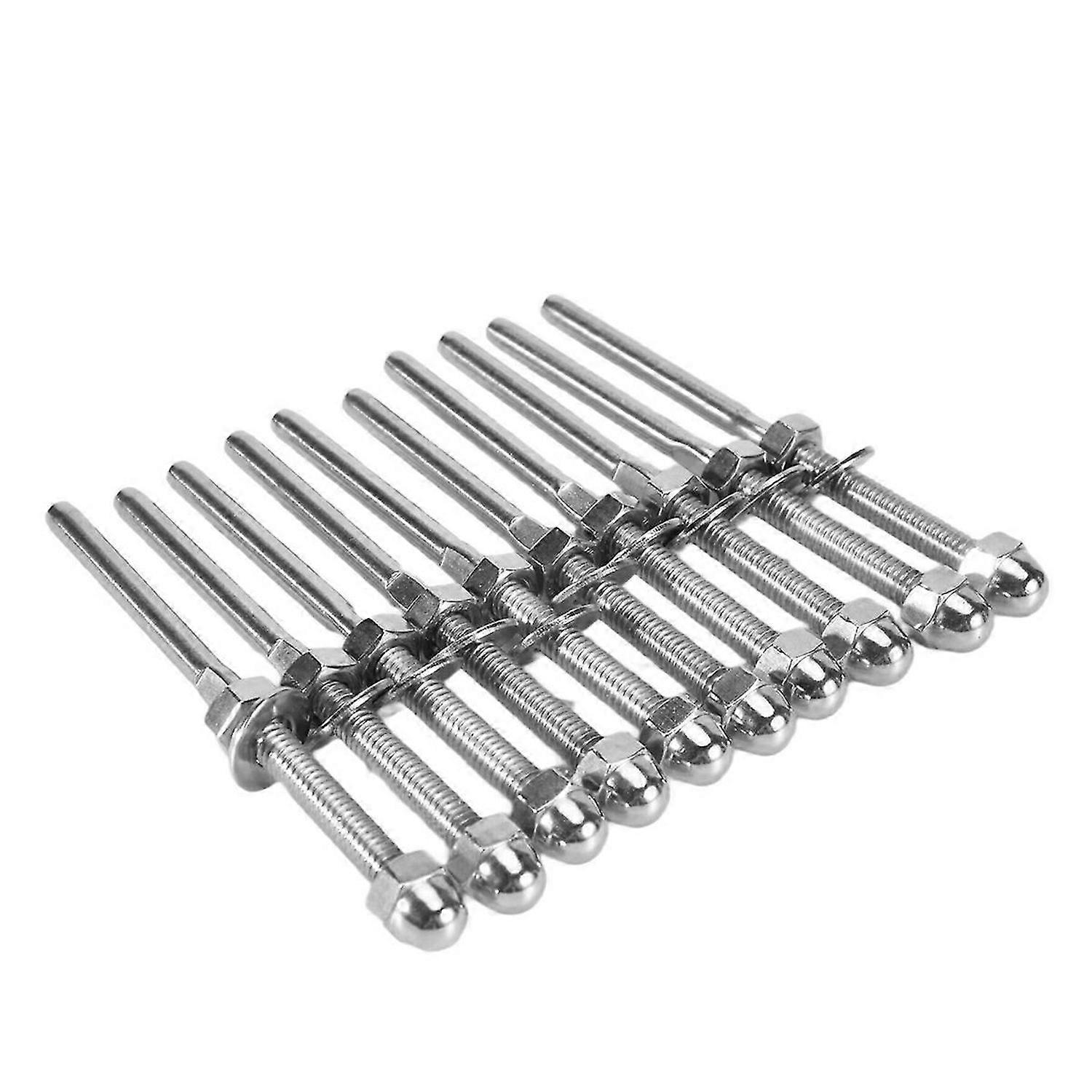 Threaded Bolt And Pedal Ball Cable Railing Kit End Fitting 0.32 Cm