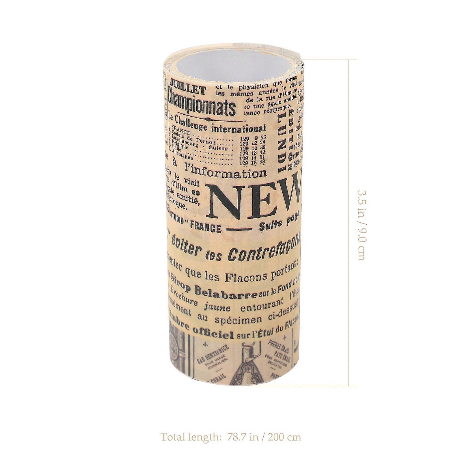 Vintage Style Washi Tape Decorative Paper Tape for Crafts 4 Rolls