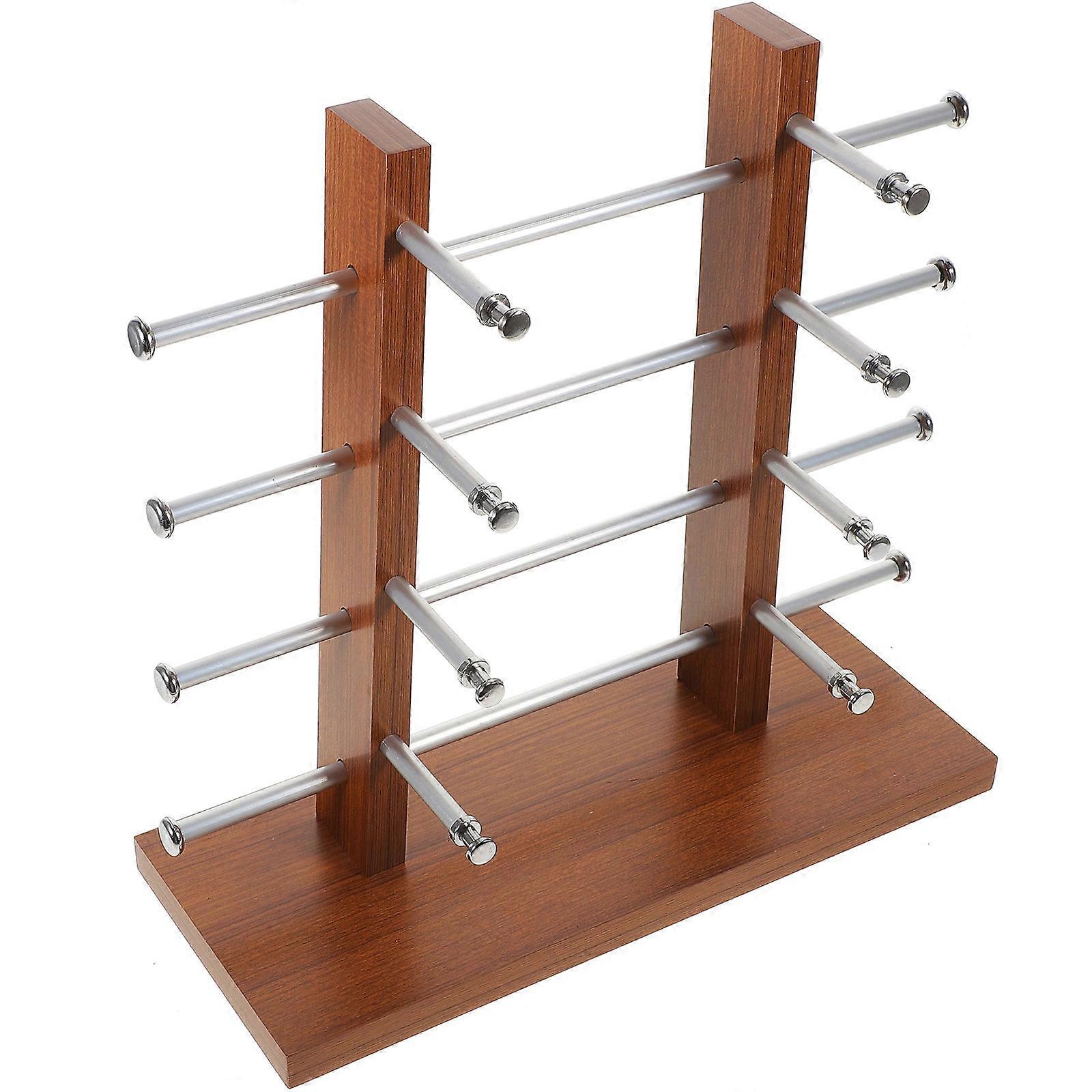 Eyeglass Holder Vintage Sunglass Rack for Storage 2Pcs Display Stand
