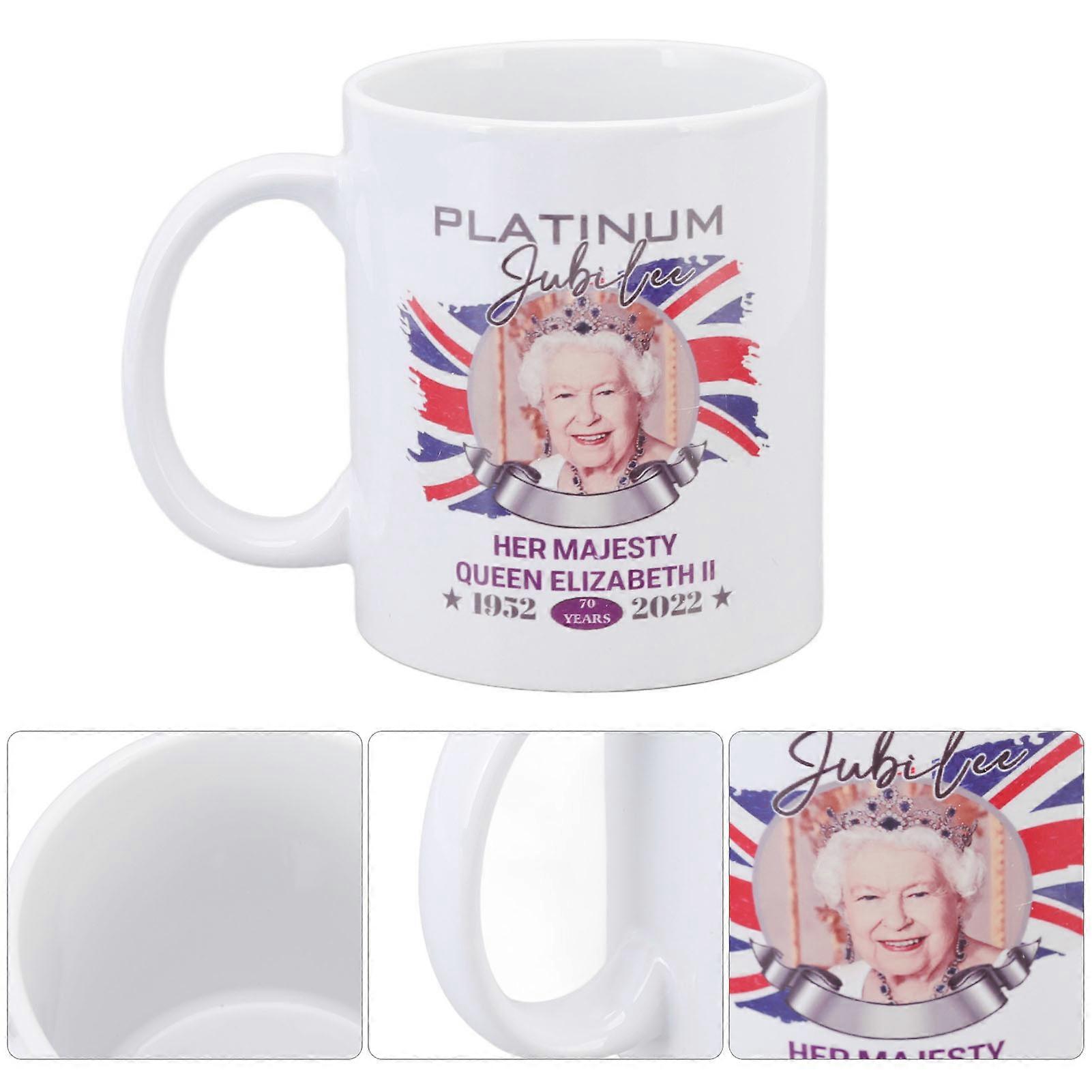 350ml Ceramic Mug with Character Pattern Porcelain Coffee Cup