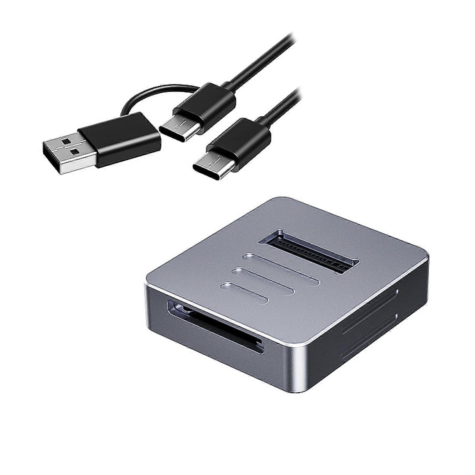 NVMe Enclosure Adapter For Fast 10Gbps Data Transmission NVMe SSD Reader 2In1 Data Cable