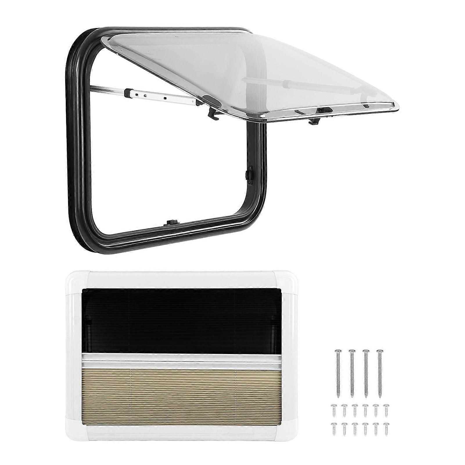 Round Corner Window Push Pull Style UV Protection Waterproof Slide Window for Caravan Camper Trailer RV