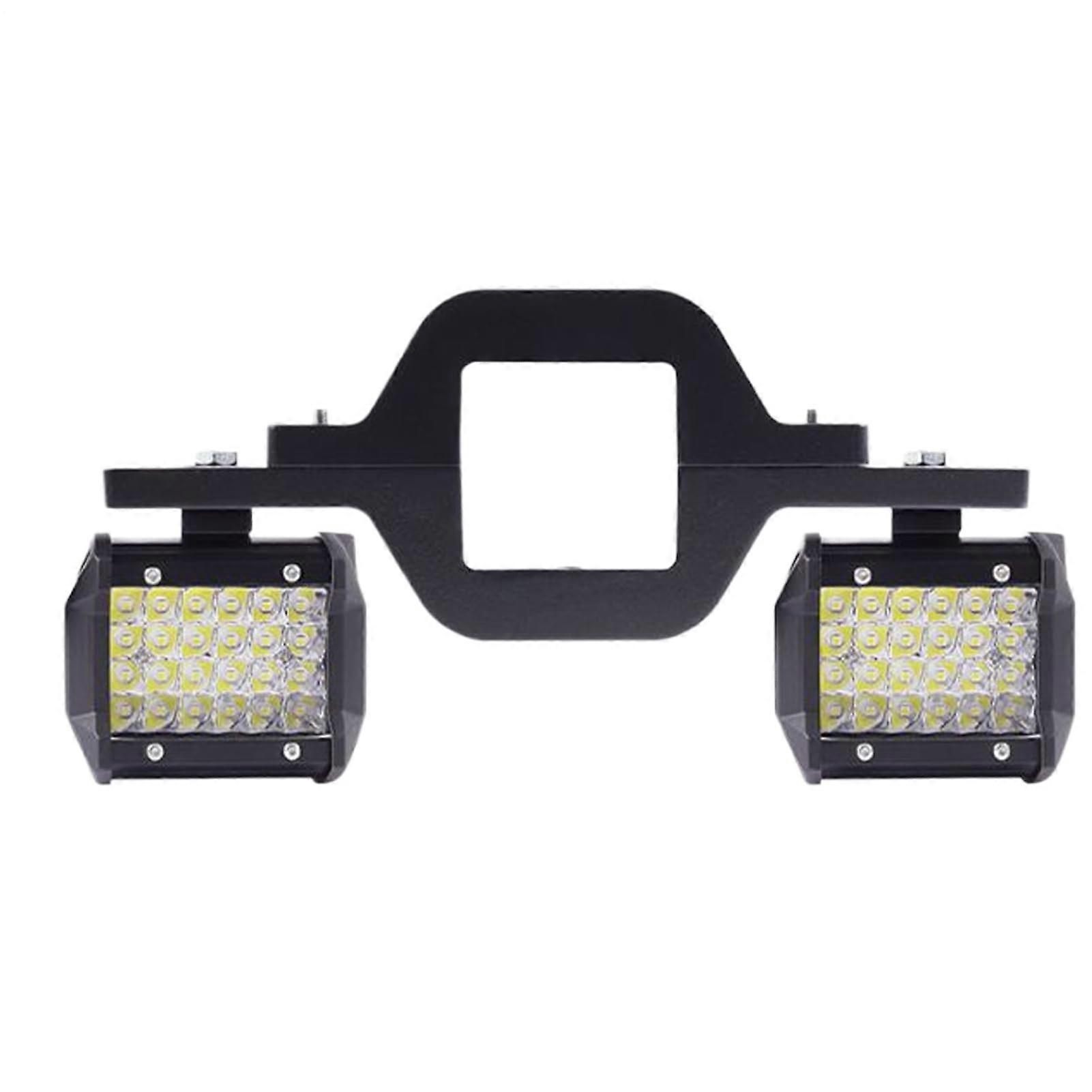LED Pod Lights, Rear Backup Strip, Waterproof Dustproof, 60W Spotlight, Towing Hitch Brackets