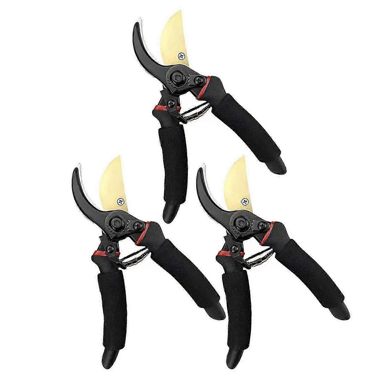 Heavy Duty Hand Pruners For Fruit Tree Non-Slip Gardening Scissors Clippers for Cutting Stems Light Branches