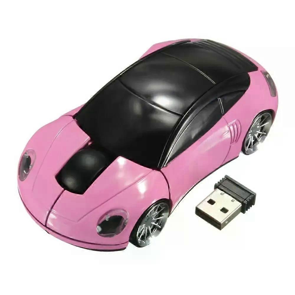 24GHz Sports Car Wireless Mouse USB Scroll 1600DPI Car Shaped Wireless Mouse Low Energy Consumption Convenient for Laptop/PC