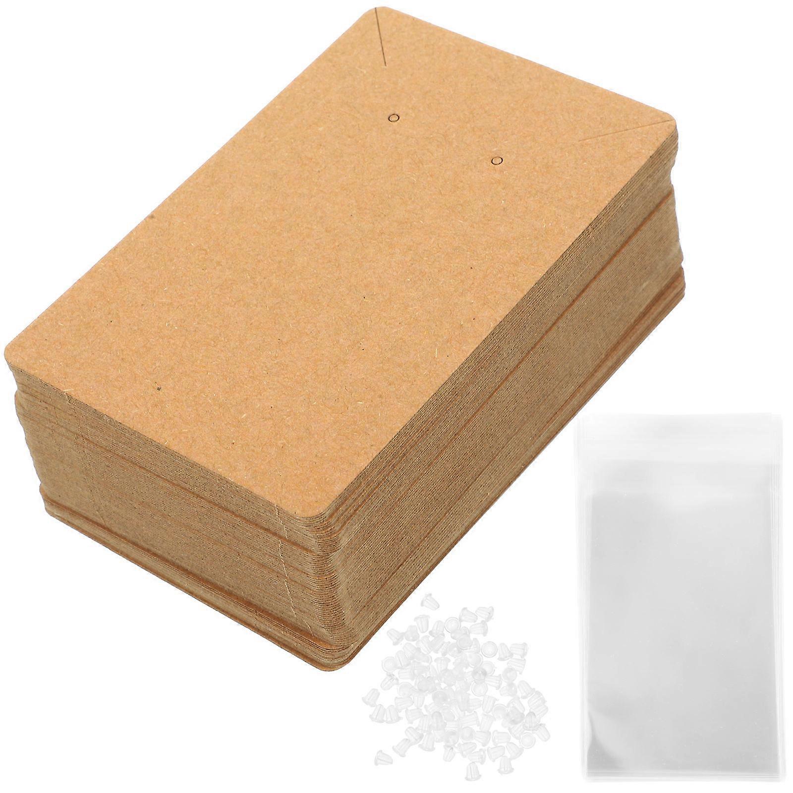 Earring Wrapping Kit Jewelry Display Cards for Ear Studs 5Sets