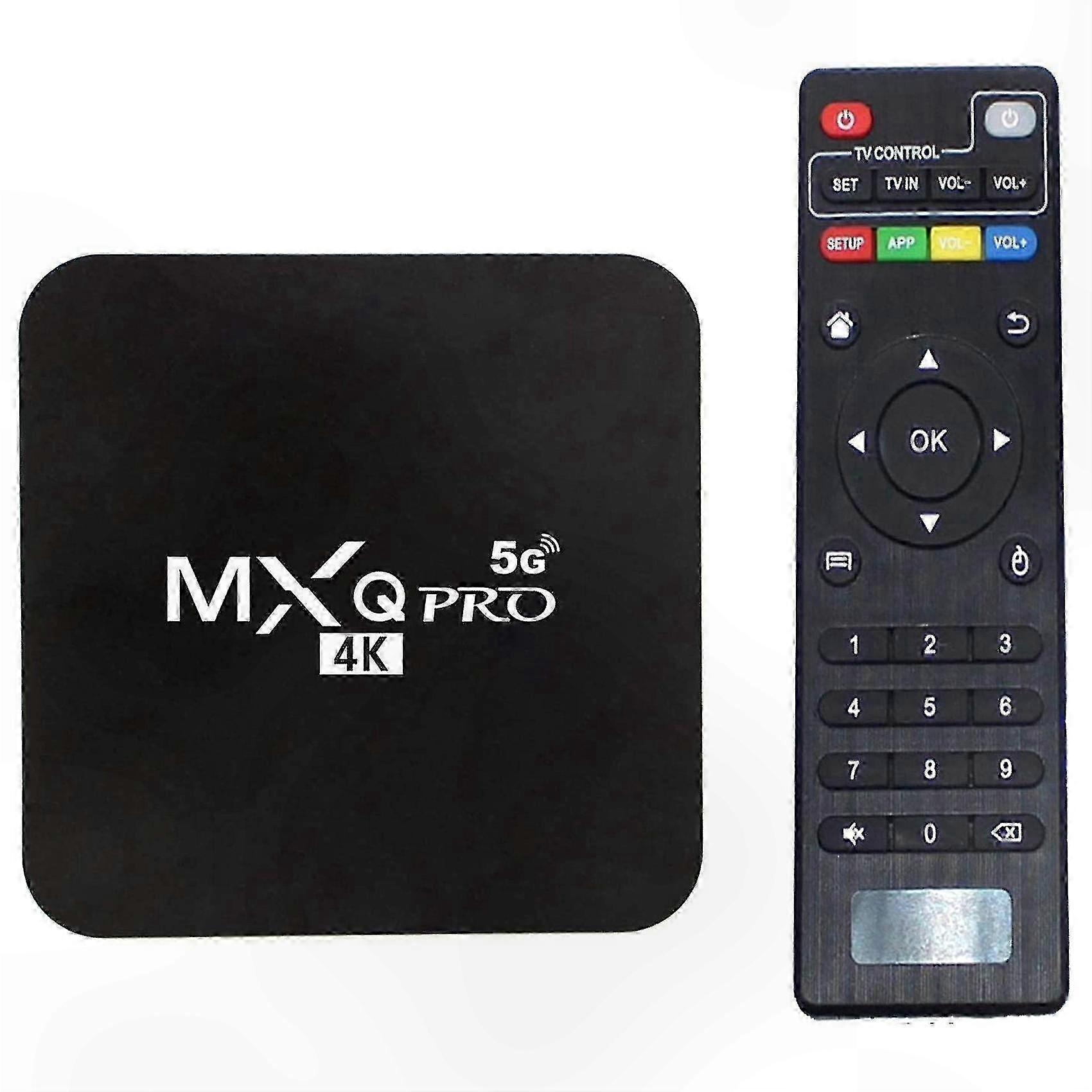 Android TV Box 4K HDR Media Player with 4GB RAM 32GB Storage EU Plug Smart Streaming Device