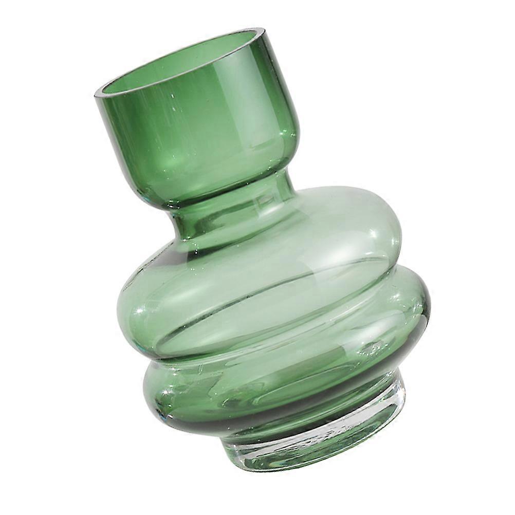 2Pcs Nordic Style Glass Vase for Hydroponic Flower Management