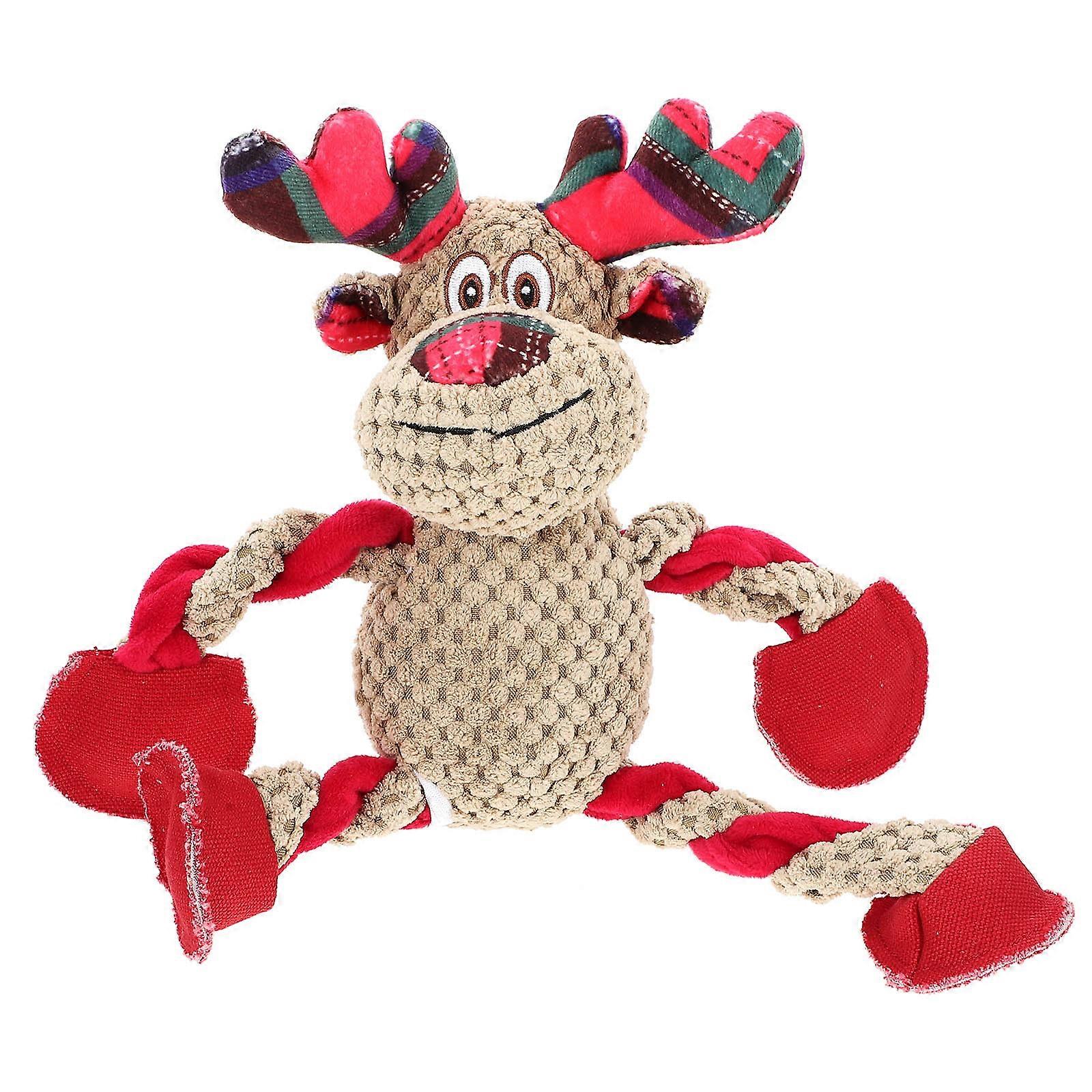Cute Xmas Design Dog Chewing Toy For Pet Dogs Available In 29X27X8.5CM Size With Decorative Function 1 Set