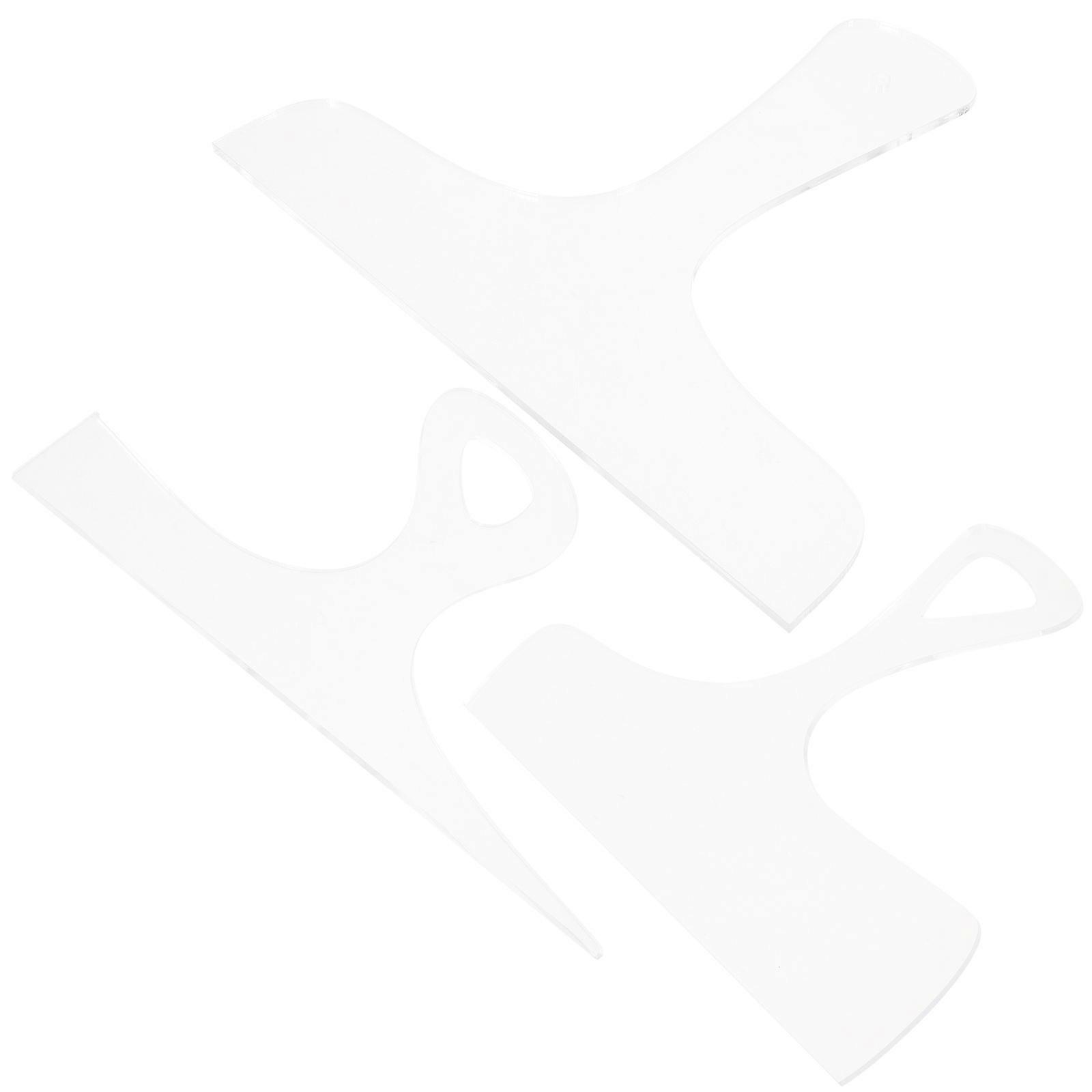Cutting Handle Template Acrylic Handle Templates for Kitchen Use 6Pcs Reusable