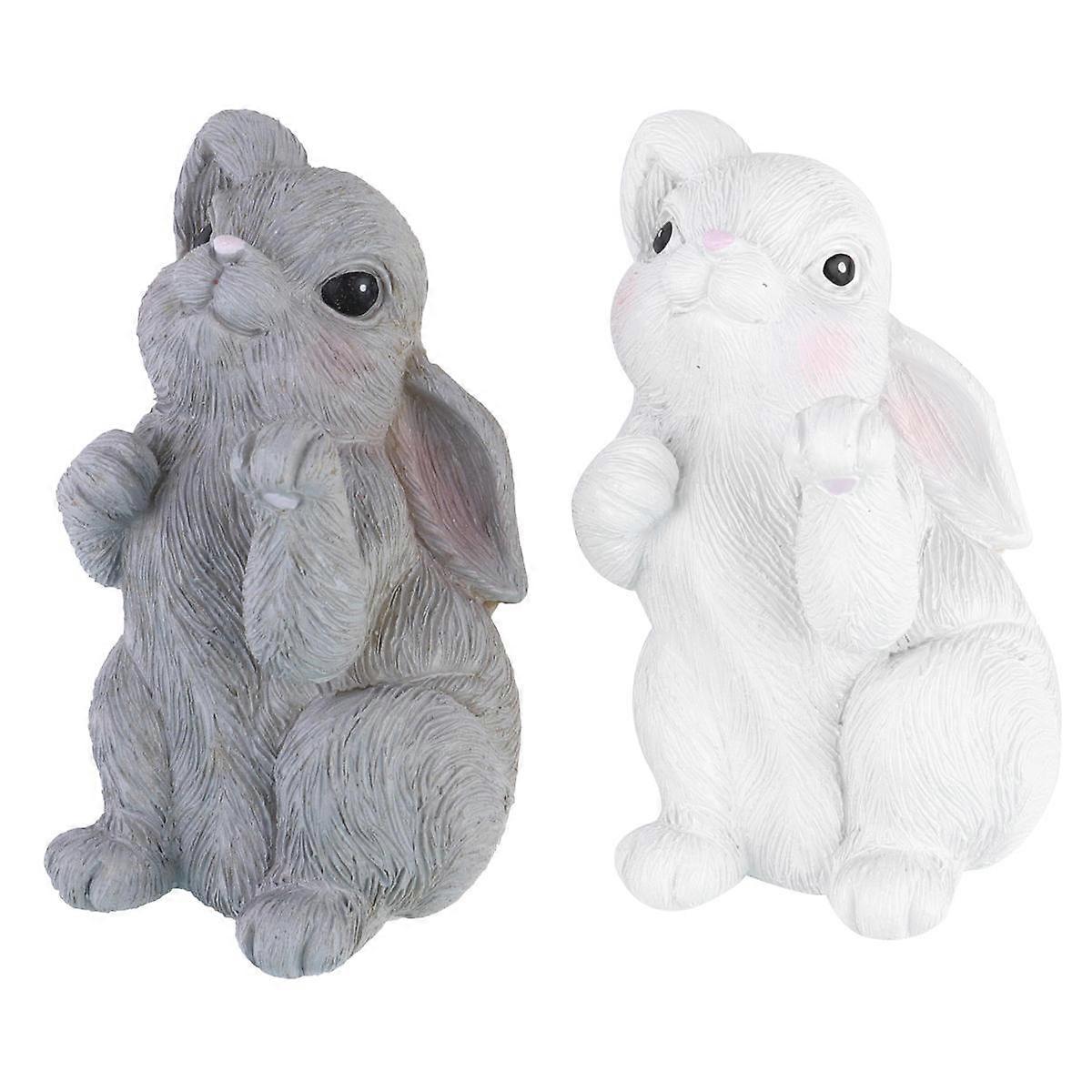 Coat and Hat Hooks Cartoon Rabbit Wall Hooks for Holding 4Pcs