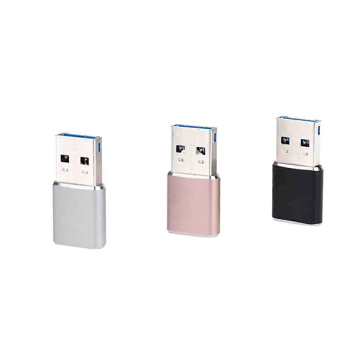 Aluminum Alloy Mini Reader Adapter USB 3.0 Rose Gold Picture Transfer 1Set