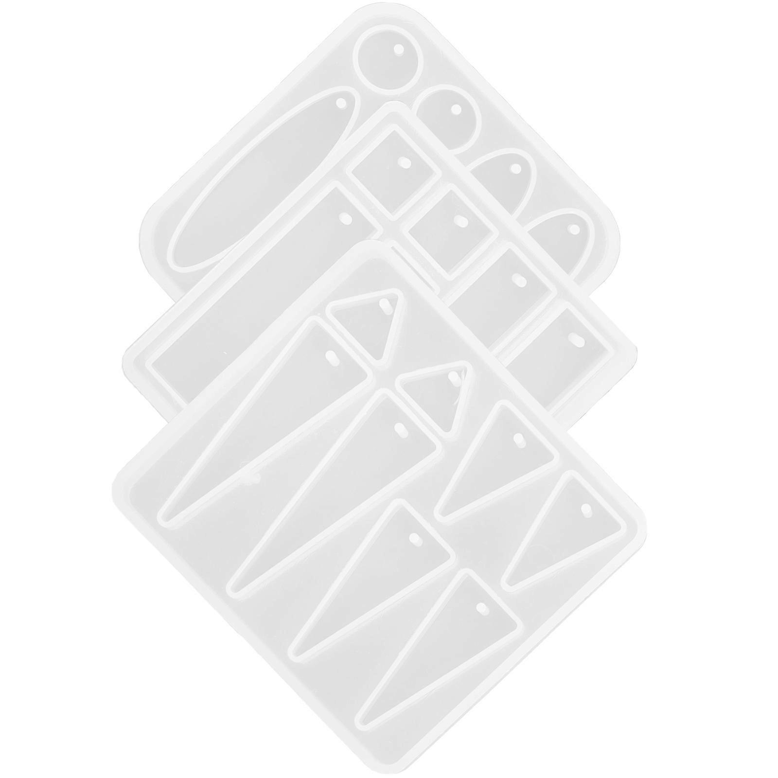 12 Pcs Silicone Pendant Making Molds Crafted For DIY Projects Flexible Reusable Gear For Jewelry And Keychain Creations