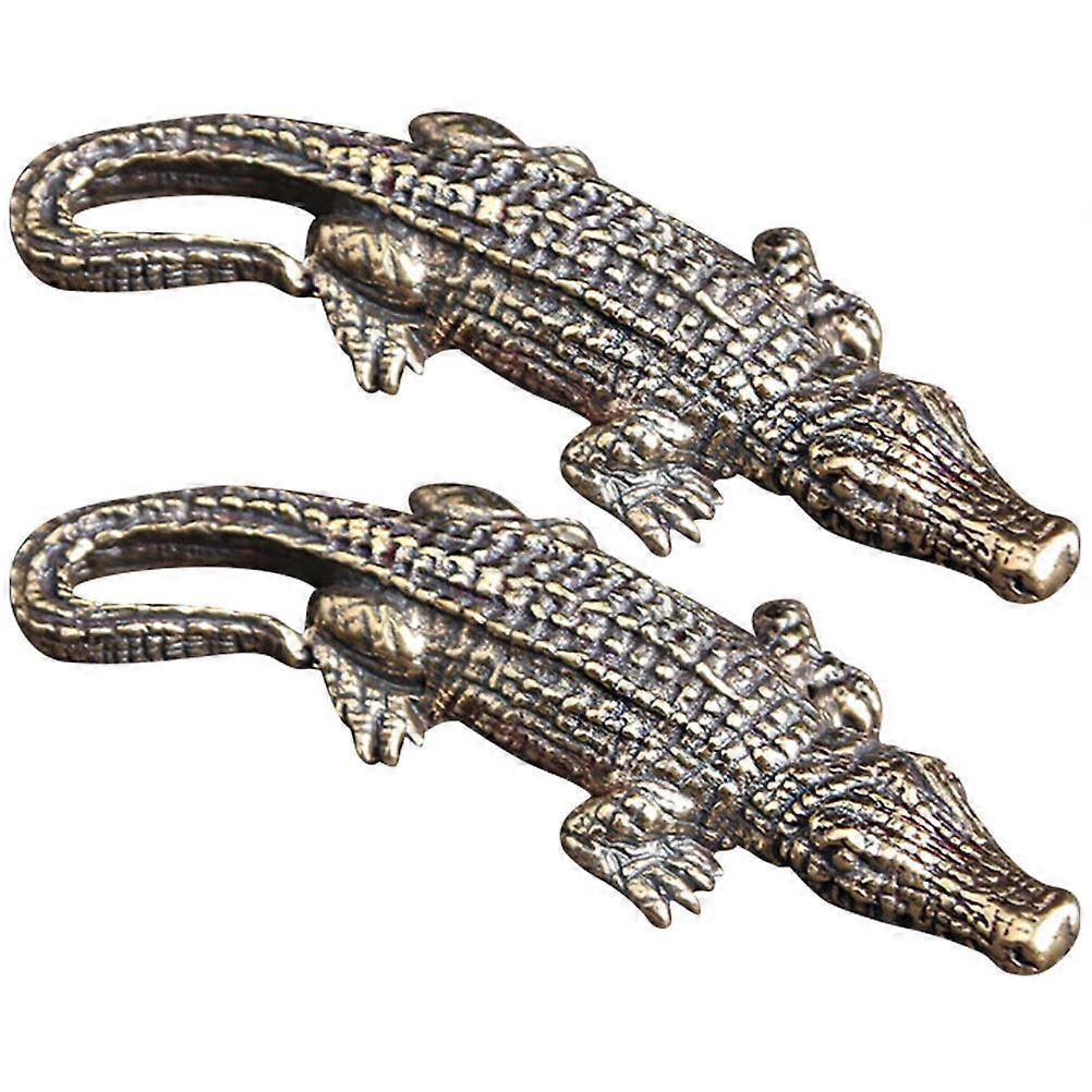 6Pcs Golden Brass Charm for Decoration Keychain Pendant