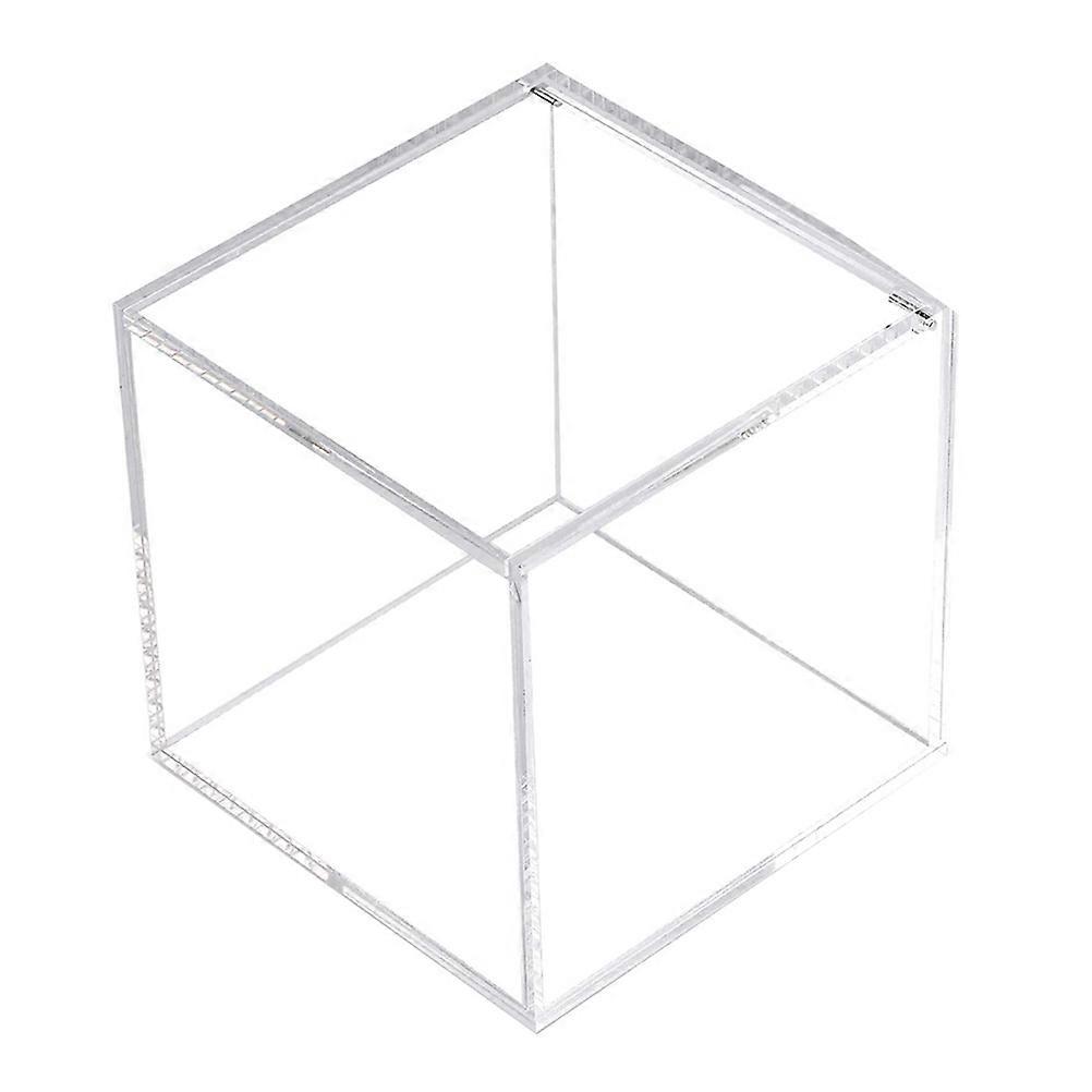 Acrylic Coffee Storage Box Holder with Lid for Displaying Use 4Pcs Set