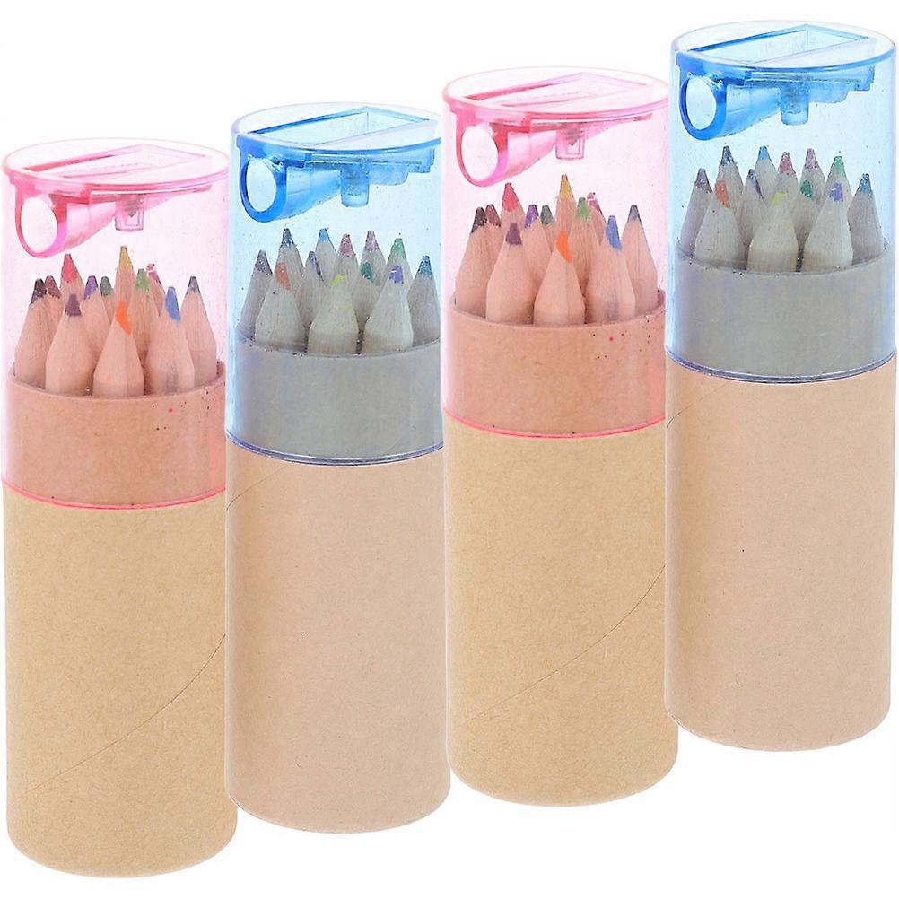 Convenient Coloring Pencils Portable Drawing Pencils 144Pcs Set