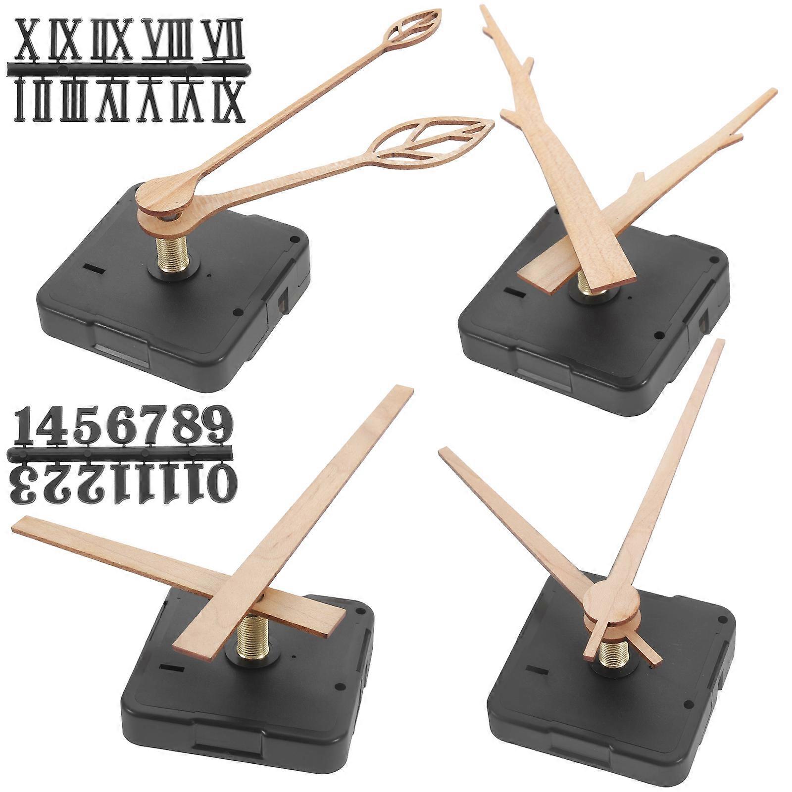 DIY Clock Movements With Clock Numbers For Craft Making And Wall Clock Repair In Classic Sets