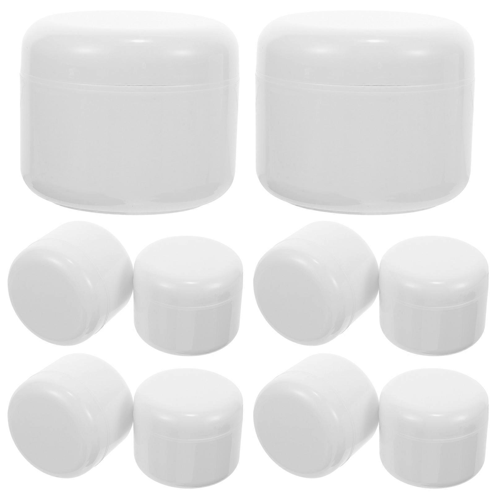 Empty Cream Boxes 40 Pcs White Color For Travel Cosmetic Needs 2.83X2.83X2.40In Square Shape Storage