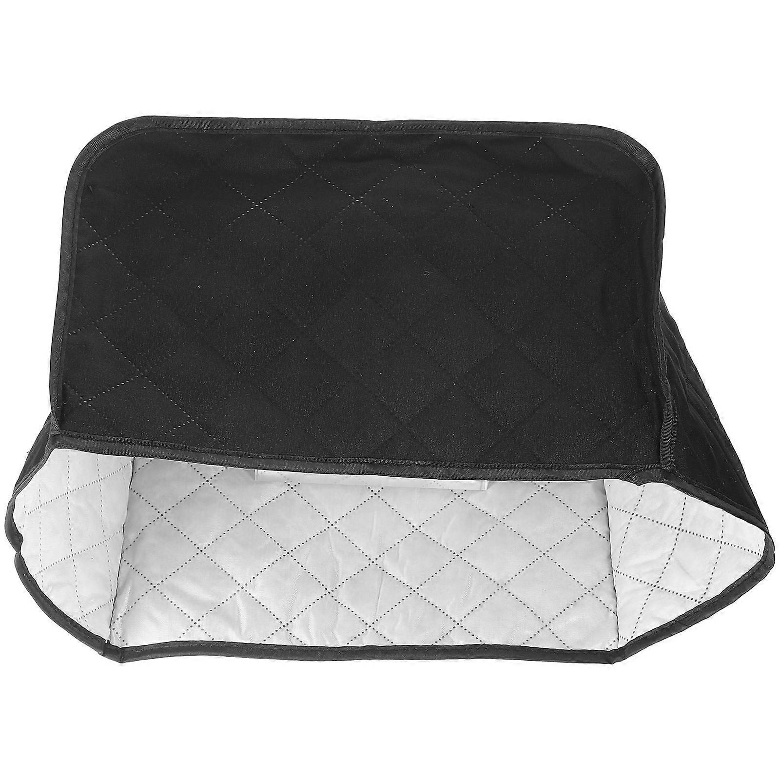 Toaster Appliance Cover Black Polyester for Kitchen Use Protect from Dirt 1Pack