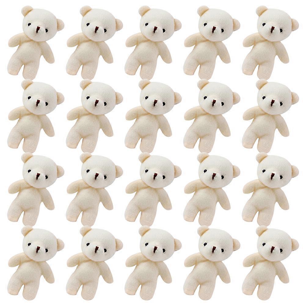 Bear Pendant Multi-Function Mini Bear Figurines 40Pcs Decorative Set