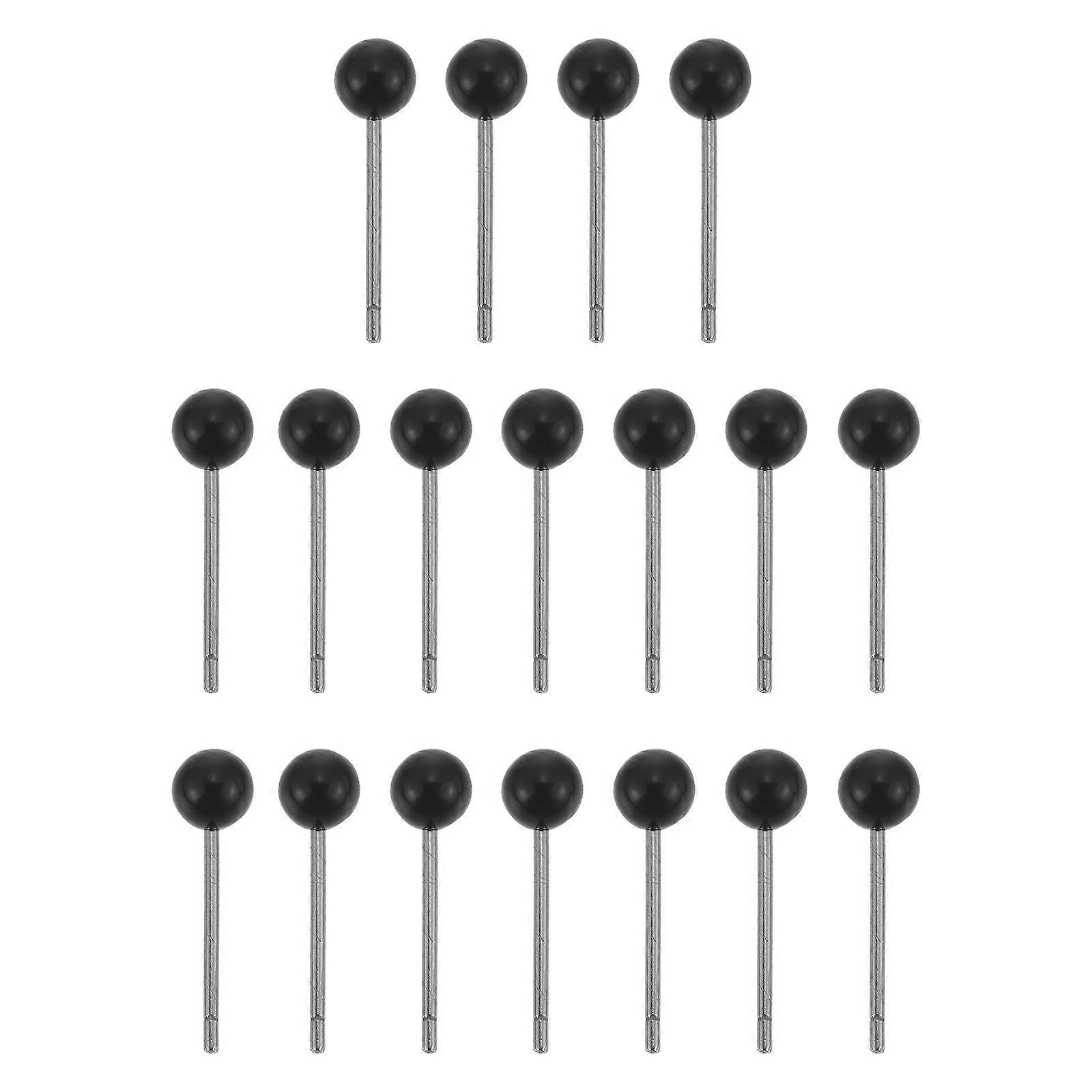 DIY Wool Felting Doll Eyes 100 Pcs Black Plastic Safety Eyes Suitable For Children Craft Enthusiasts Home Decoration