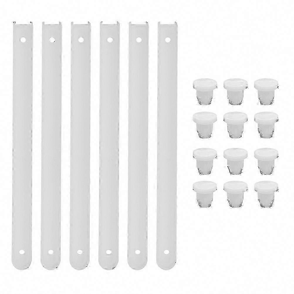 3-Pack Plastic Drawer Slides Replacement Rails for Drawer Tracks and Cabinets