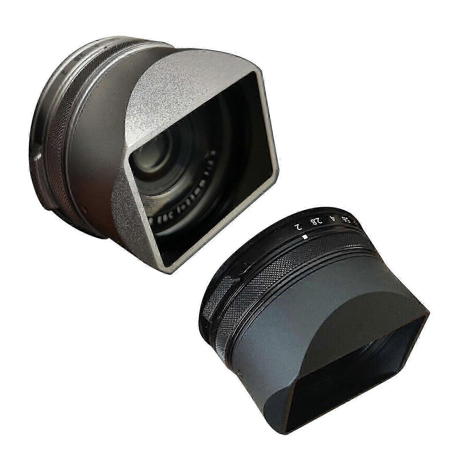 For Fujifilm X100V X100F x100s Metal Square Lens Hood Adapter Ring Kit Replace js