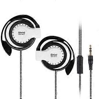 Auricolari cablati ad alta fedeltà con cancellazione del rumore, auricolari sportivi stereo ergonomici da 3,5 mm per la corsa, 26 secondi