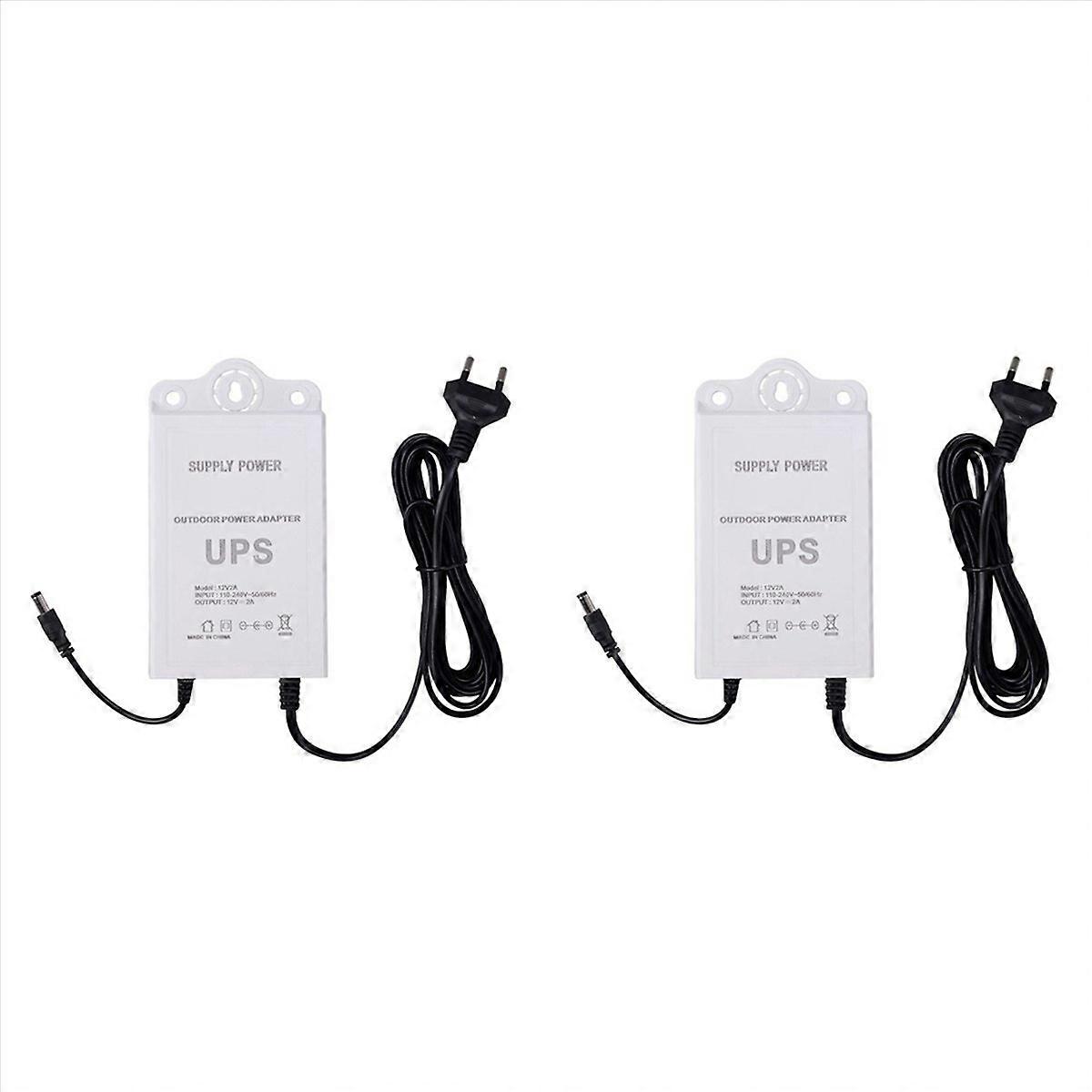 12V-2A Uninterruptible Power Supply for WiFi, Modem, Router, Security Camera Mini UPS Battery Backup