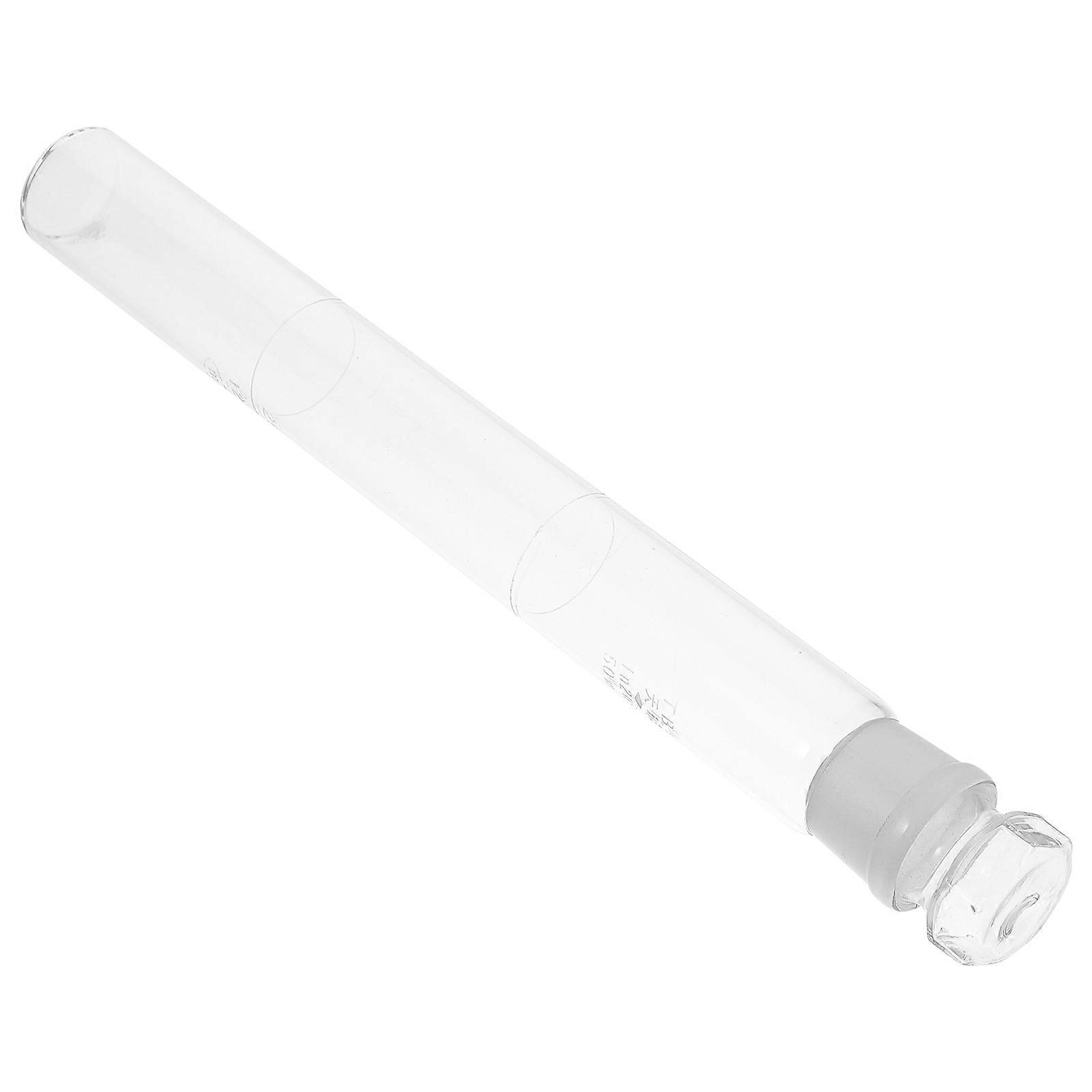 Glass Colorimetric Cylinder Experiment Tools with Stopper 2Pcs for Laboratory