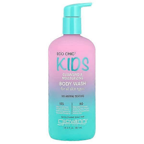 Giovanni, Eco ChicÃÂÃÂÃÂÃÂÃÂÃÂÃÂÃÂ® Kids, Cleansing & Moisturizing Body Wash, 16.5 fl oz (487 ml)
