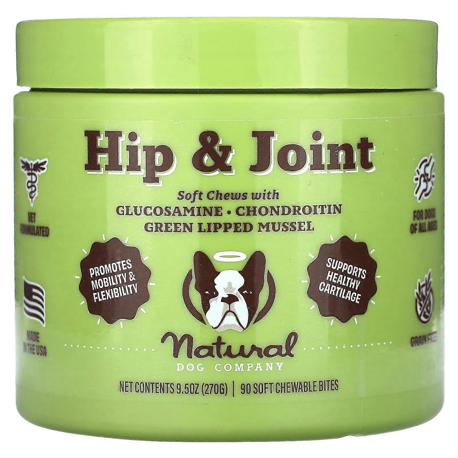Hip & Joint, For Dogs, All Ages, 90 Soft Chewable Bites, 9.5 oz (270 g)