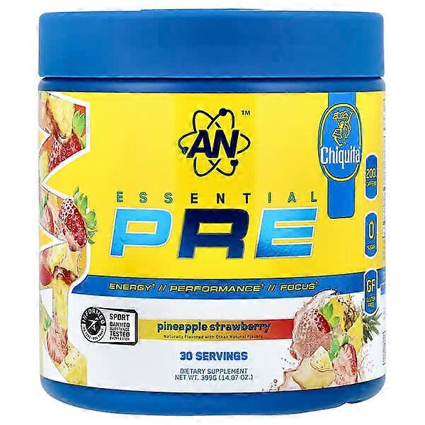 AN Supps, Essential Pre, ChiquitaÃÂÃÂÃÂÃÂÃÂÃÂÃÂÃÂ®, Pineapple Strawberry, 14.07 (399 g)