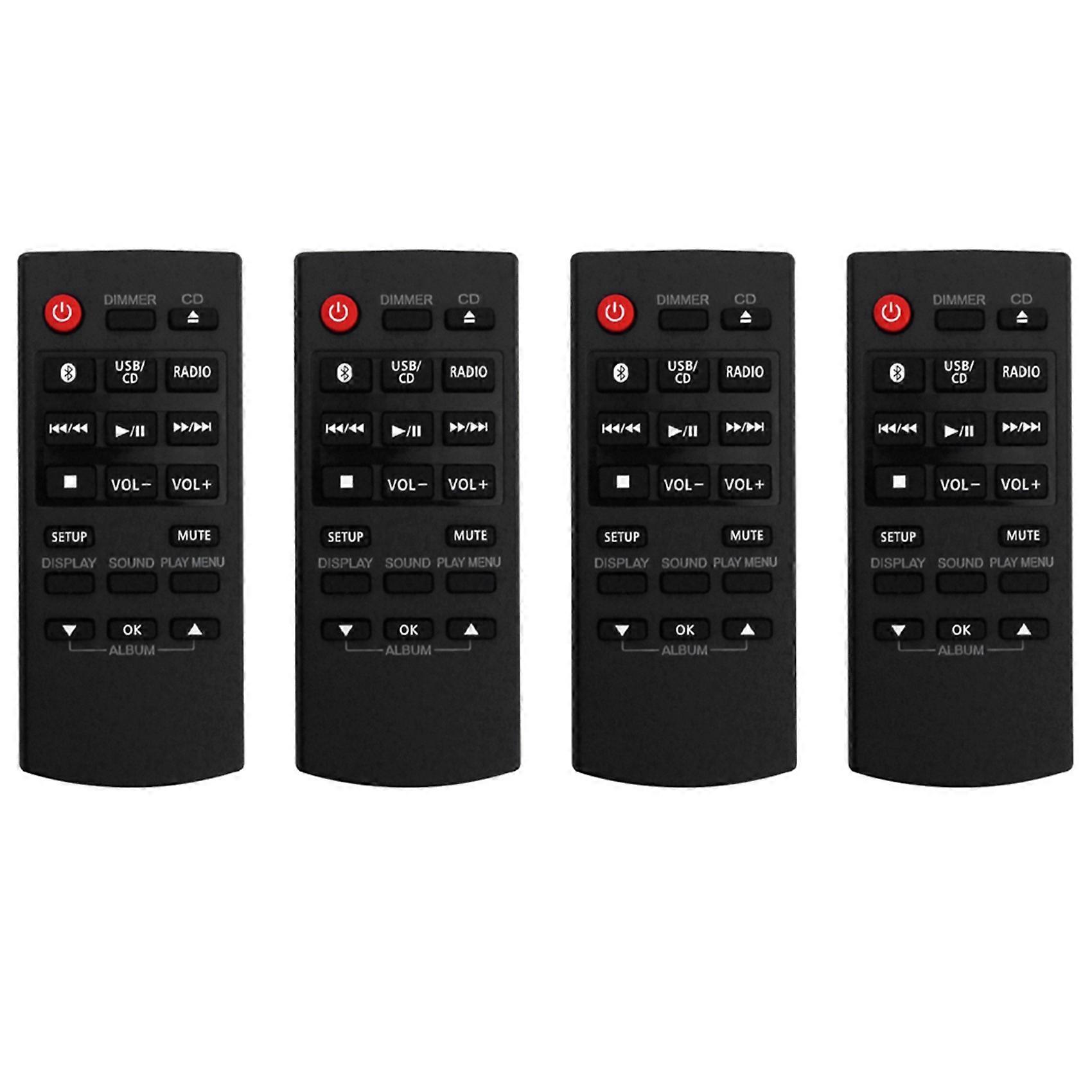 4X N2QAYB000984 Replaced Remote for Panasonic CD Stereo Sub SA-PM250 SC-PM250 SC-PM600 SC-UX104 SC-HC200 SC-HC200