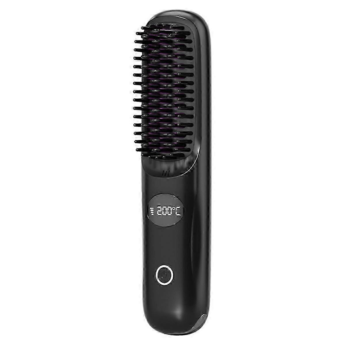 25-26 Cordless Ceramic Heated Hot Brush 3 Temp Settings