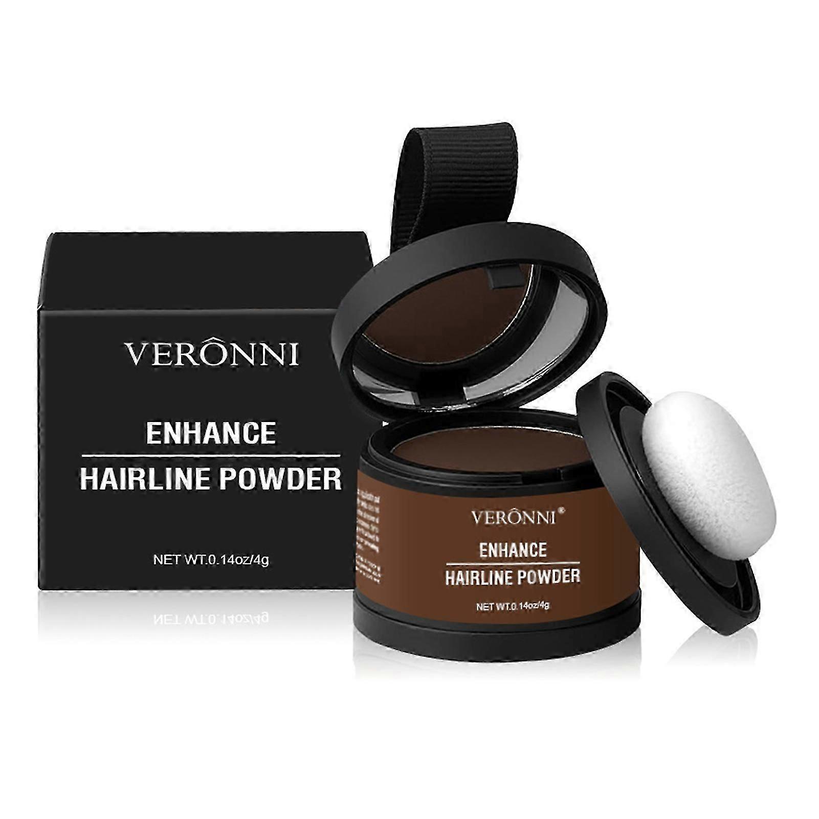 פודרה עמידה במים לקו שיער כיסוי קו שיער פודרה צללית לשיער לנשים גברים כיסוי נשירת שיער