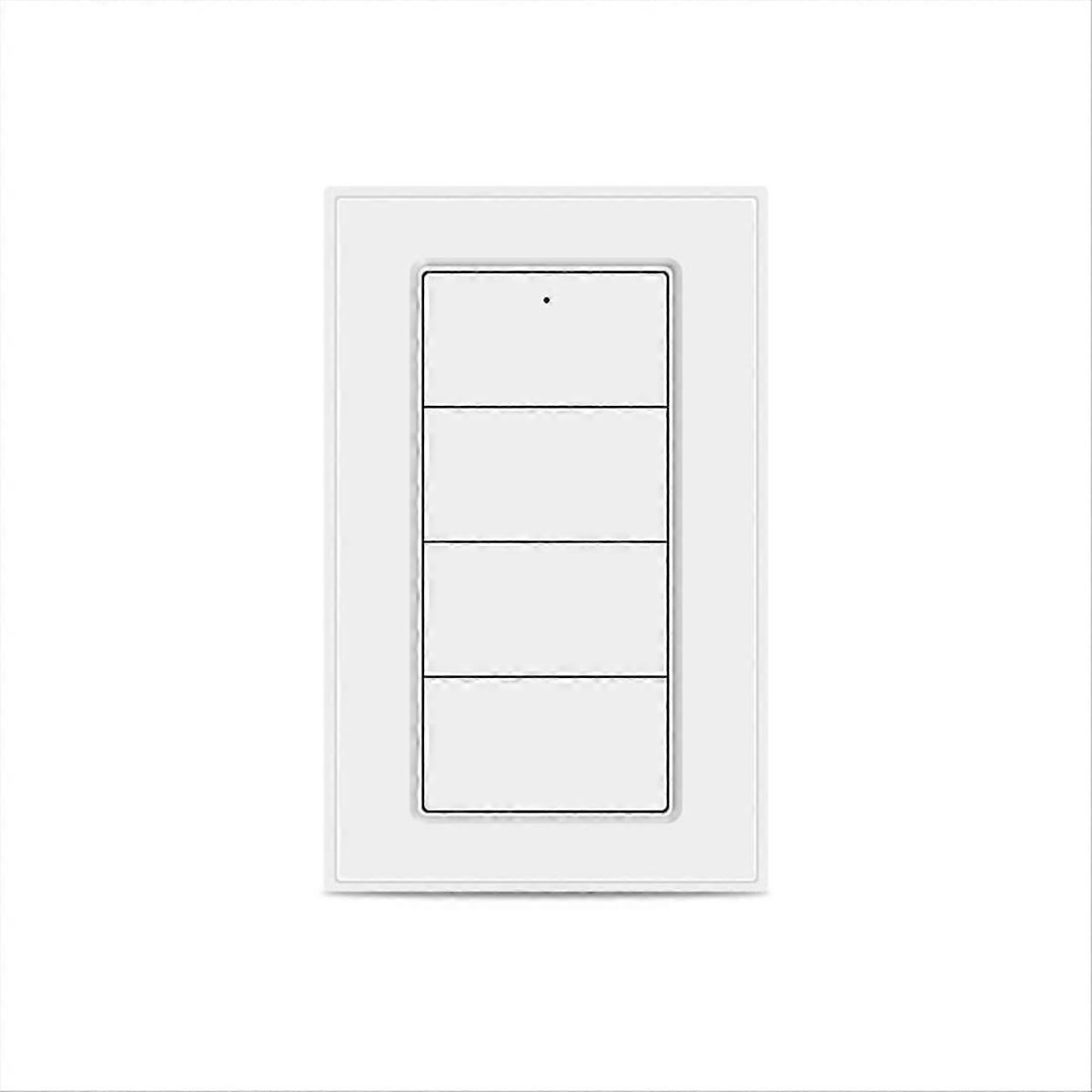 Tuya Zigbee Drahtlose 4-Gang Szene Schalter Smart Leben App Control,